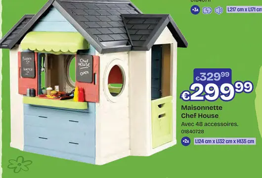 Offre: Smoby Maisonnette Chef House