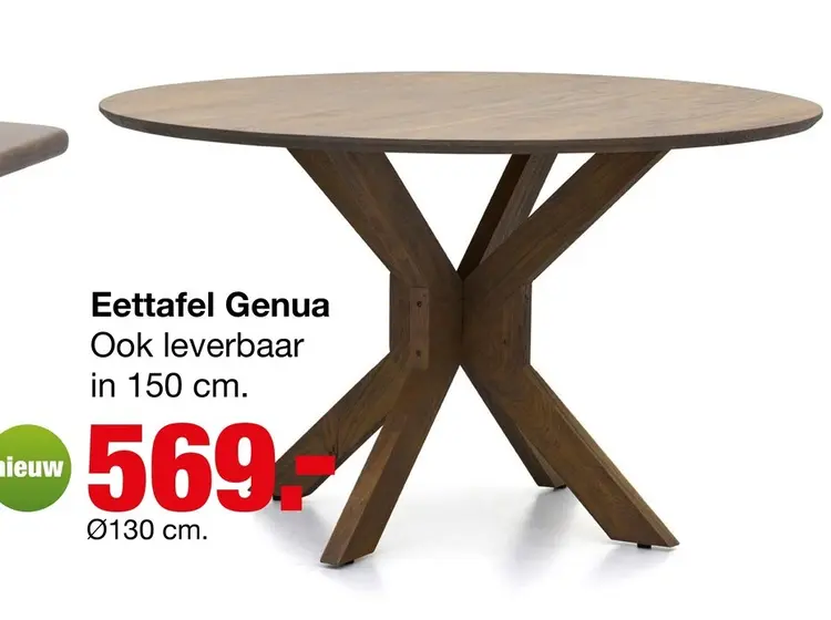 Aanbieding: Eettafel Genua