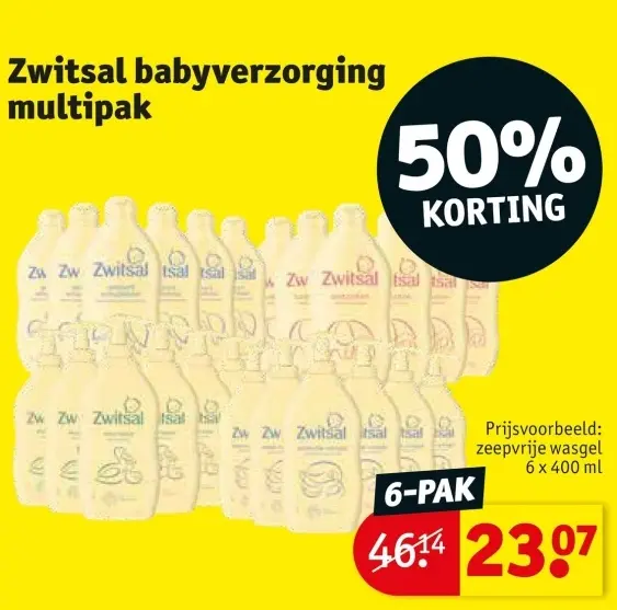 Aanbieding: Zwitsal babyverzorging multipak