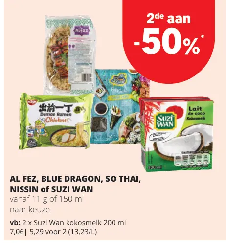 Promotie: Aziatische producten
