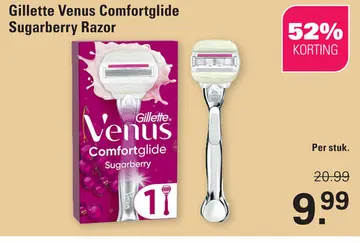 Aanbieding: Gillette Venus Comfortglide Sugarberry Razor