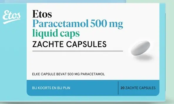 Aanbieding: Paracetamol 500 mg liquid caps