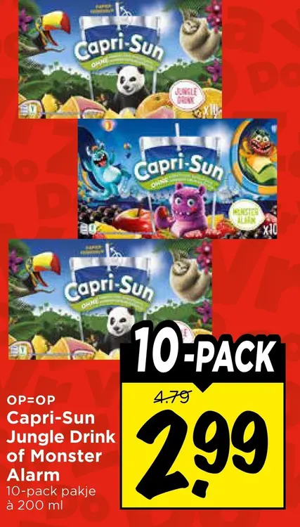 Aanbieding: Capri-Sun Jungle Drink of Monster Alarm