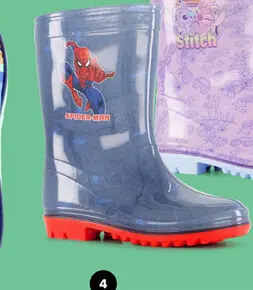 Aanbieding: Spider-Man kinder regenlaarzen blauw