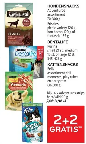 Promotie: Hondensnacks, Dentalife & Kattensnacks