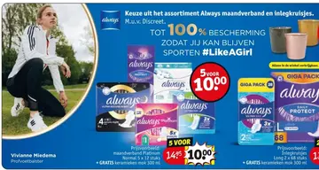 Aanbieding: maandverband Platinum Normal