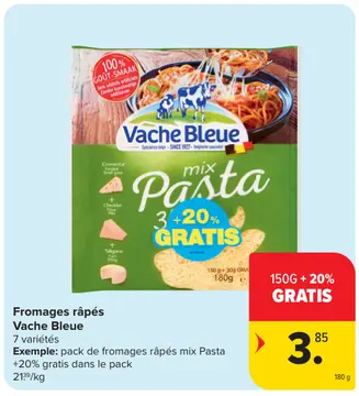 Offre: Fromages râpés