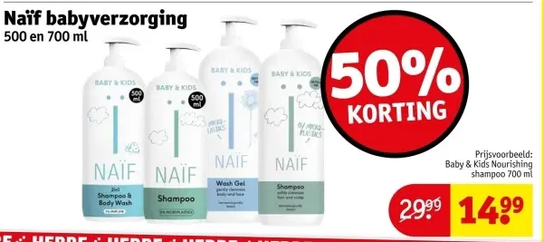 Aanbieding: Naïf babyverzorging