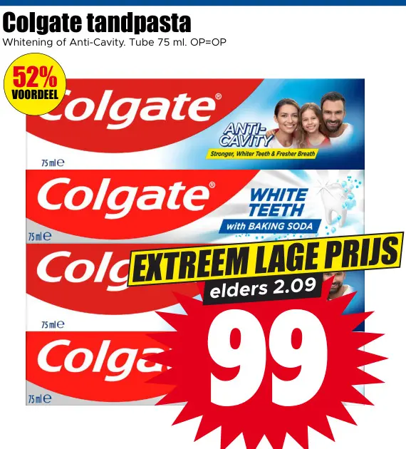 Aanbieding: tandpasta