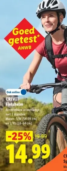 Aanbieding: Fietshelm