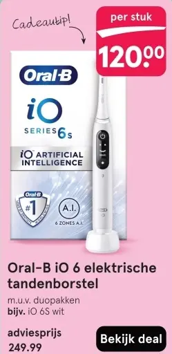Aanbieding: Oral-B iO 6 elektrische tandenborstel