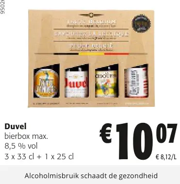 Aanbieding: Bierbox max. 8,5 % vol