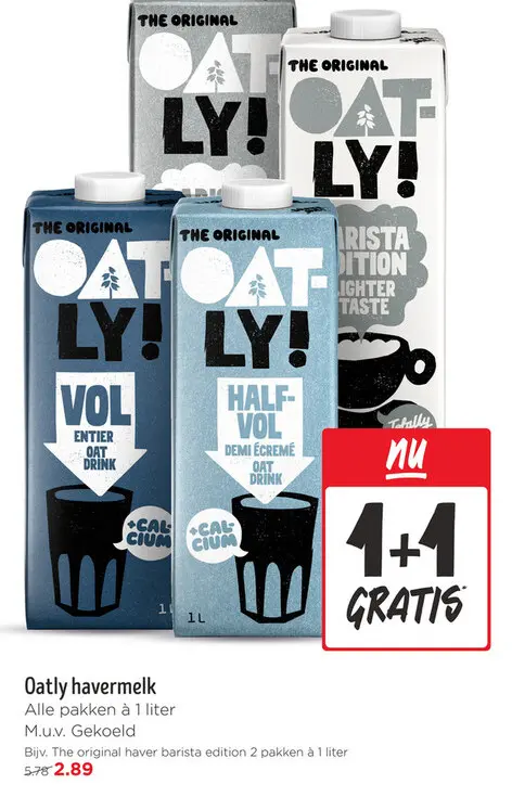 Aanbieding: Oatly havermelk