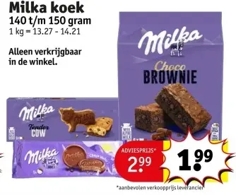 Promotie: Milka koek