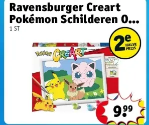 Aanbieding: Ravensburger Creart Pokémon Schilderen