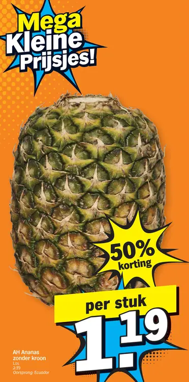 Promotie: Ananas