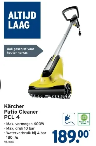 Promotie: Kärcher Patio Cleaner PCL 4
