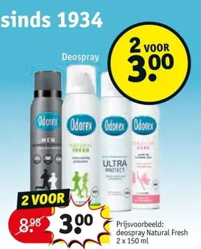 Aanbieding: Deospray