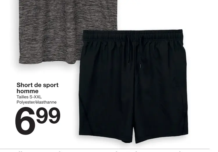 Offre: Short de sport homme