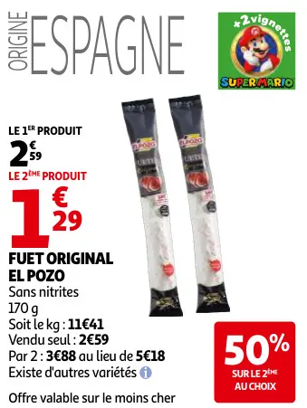 Promotie: Fuet original
