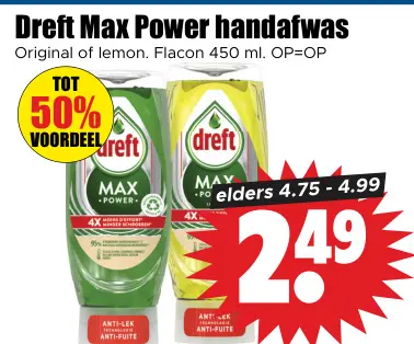Aanbieding: Max Power handafwas