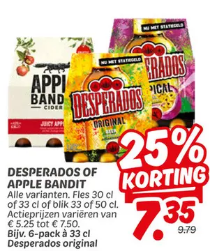 Aanbieding: Desperados of APPLE BANDIT