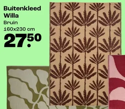 Aanbieding: Buitenkleed Willa