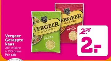 Aanbieding: Vergeer Geraspte kaas