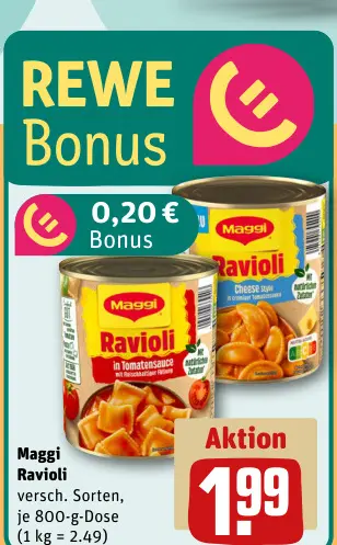Aanbieding: Ravioli