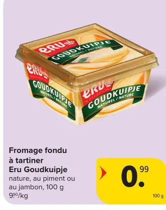 Offre: Fromage fondu à tartiner Goudkuipje