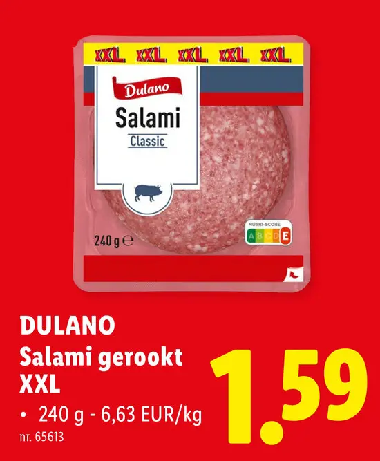 Promotie: Salami gerookt XXL