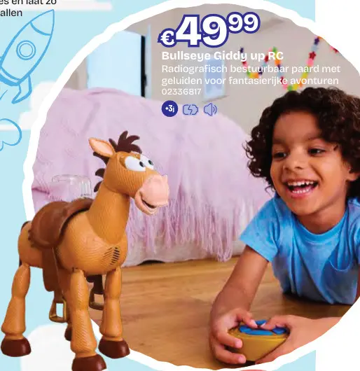 Promotie: Bullseye Giddy up RC