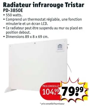 Offre: Infraroodkachel