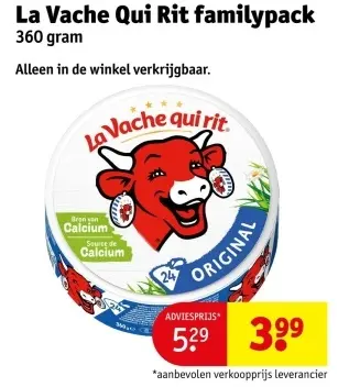 Aanbieding: La Vache Qui Rit familypack