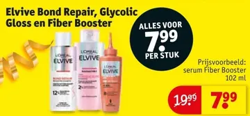 Aanbieding: Elvive Bond Repair, Glycolic Gloss en Fiber Booster