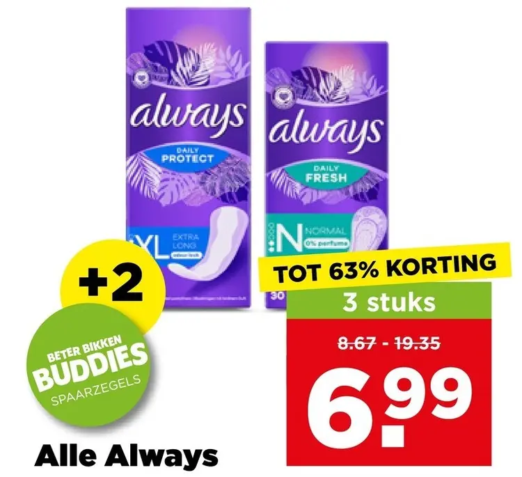 Aanbieding: Alle Always