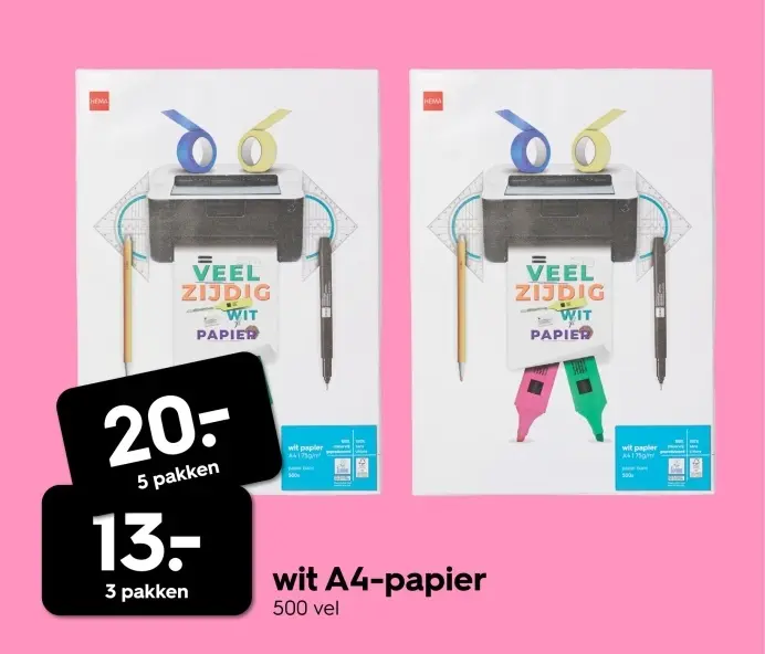 Promotie: Wit A4-papier