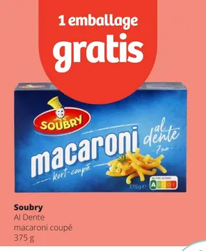 Offre: Soubry Macaroni