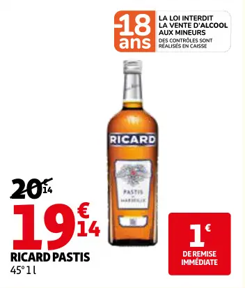 Offre: Pastis