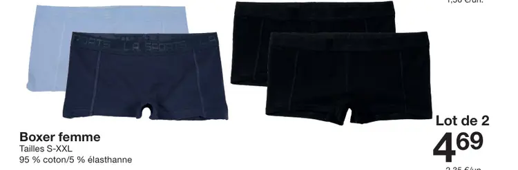 Offre: Boxer femme