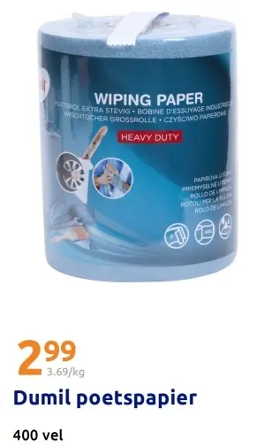 Promotie: Dumil poetspapier