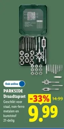 Aanbieding: Draadtapset