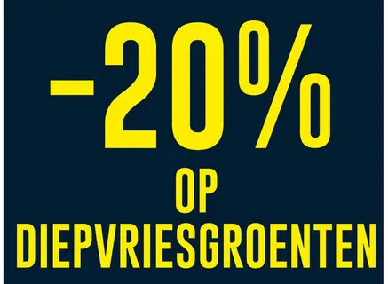 Promotie: Diepvriesgroenten