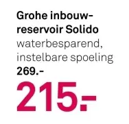 Aanbieding: inbouw-reservoir Solido