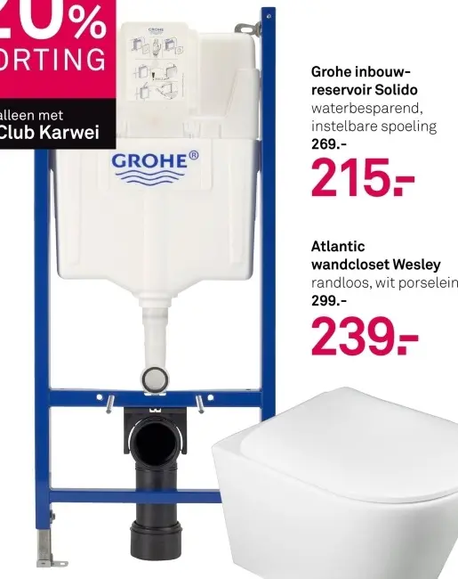 Aanbieding: inbouw-reservoir Solido