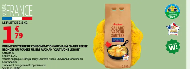 Promotie: Pommes de terre de consommation