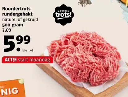 Aanbieding: Rundergehakt naturel of gekruid