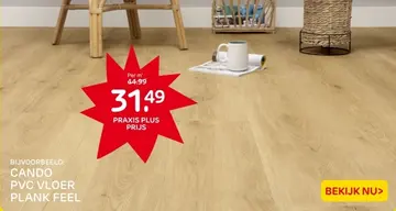 Aanbieding: CANDO PVC VLOER PLANK FEEL