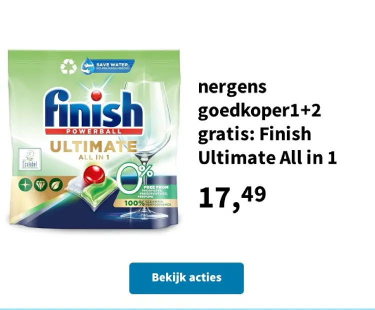 Promotie: Finish Ultimate All in 1