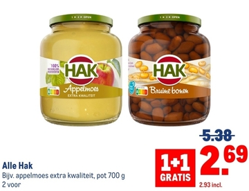 Aanbieding: Hak Appelmoes extra kwaliteit